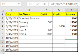 How To Make Excel Check Register