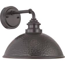 Sunforce Large Black Solar Outdoor Barn Light Sconce 81401 The Home Depot