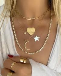 Melinda Maria On Instagram I May Just Wear A Robe Jewelry Layers With Jeans Everyday After This Is O In 2020 Melinda Maria Jewelry Layered Jewelry Celebrity Jewelry