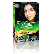 Applying henna indigo to black hair leaves you with a beautiful blue/black tint. Dabur Vatika Henna Hair Color Black Oriental Style Perfume Shop Berlin Oriental Arabic Attar Oil Henna Cosmetics
