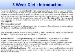 Ppt 3 Week Diet System Reviews Special Discount Powerpoint Presentation Id 7120108