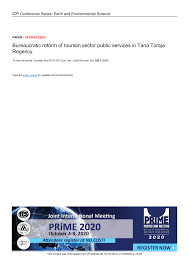 Salah satunya adalah perkataan palatao. Pdf Bureaucratic Reform Of Tourism Sector Public Services In Tana Toraja Regency