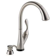 single handle pull down kitchen faucet