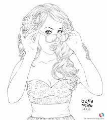 Horses are animals that have a character like humans, it is very sensitive can be unfriendly, wild, difficult to set, and can also be friendly even obey what people command, depending on their treatment. Coloring Pages Of Girls With Glasses Realistic 116 Fine Coloring Management