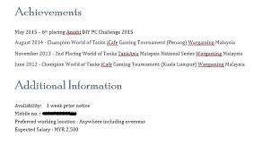 Fro expected salary, perhaps you just put negotiable. Is My Resume Sucky