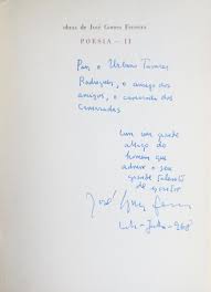 José gomes ferreira foi um escritor e poeta português, filho do empresário e benemérito alexandre ferreira e pai do arquitecto raul hestnes ferreira e do poeta alexandre vargas ferreira. Poesia Ii Obras De Jose Gomes Ferreira De Ferreira Jose Gomes 1968 Richard C Ramer Old And Rare Books
