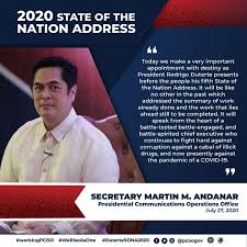 Editorials give views or opinions of the editor or publisher on certain issues or events. Sona 2020 To Focus On Recovery Plans Healthcare System Presidential Communications Operations Office