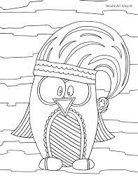 Kids of all ages will love coloring these dr. Winter Coloring Pages Doodle Art Alley