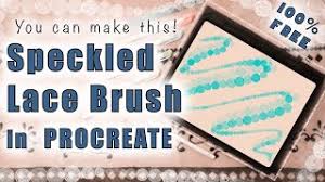 Maybe you would like to learn more about one of these? How To Create The Speckled Lace Brush In Procreate Youtube