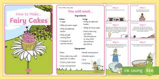 Making your cards for your friends and family can be an enjoyable hobby. Fairy Cake Recipe Cards Primary Resource