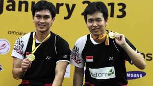 Meski cedera, hendra berhasil memenangkan gelar all england keduanya bersama ahsan. Indonesia Samakan Kedudukan 1 1 Melalui Hendra Setiawan Mohammad Ahsan Tribun Bali