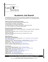 Academic Job Search