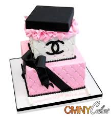 The best custom chanel cakes. Chanel Quilted Pink White Black Cake This Stunning Cake Was Ordered For A 21st Birthday And Wha Chanel Birthday Cake 14th Birthday Cakes Purple Cakes Birthday