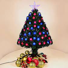 Small Fiber Optic Christmas Tree Buy Mini Fiber Optic Christmas Tree With Lights Tabletop Christmas Trees 2ft Small Desk Xmas Trees With Multicolored Led Lights For Indoor Diy Christma Holiday Decoration Green Online In India B099dqdv2r