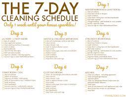 This printable file can help walk you through your cleaning process and keep you sane while you clean your home. Free Printable Weekly House Cleaning Schedule Viva Veltoro