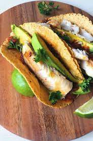 Once your fish is cooked, you can flake it apart with a fork and make amazing fish tacos! Fish Taco Recipe Ontario Pickerel With Mango Chili Marinade