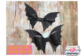 Download Free Halloween Pinch Batwing Hair Bow Template Crafter File PSD Mockup Templates