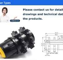 Customizable 11T/14T Anti-Rust Plastic Chain Roller End Cap ...