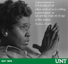 A government is invigorated when each of us is willing to participate in  shaping the future of this nation.”