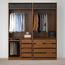 Pax Wardrobe Brown Stained Ash Effect Uggdal Gray Glass Ikea In 2020 Glass Wardrobe Ikea Pax Wardrobe Pax Wardrobe