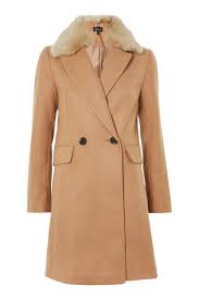 •side pockets with zip closure to store your trivial. Faux Fur Collar Coat Shopperboard