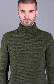 Discover our men's v neck jumpers at asos. Mens Merino Wool Moss Stitch Roll Neck Jumper Paul James Knitwear