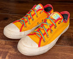 Zapatillas De Floricienta John Foos Converse All Star Low Orange Rainbow  Summer Goals Shoes 152621C Men