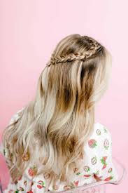 French braids have been really in style for a while. Easy Heart Shaped Braid A Beautiful Mess