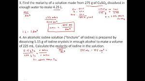 For chemistry help, visit www.chemfiesta.com! Molarity Practice Worksheet Answer Practice Problems With Solutions Concentration And Molari Word Problem Practice Word Problem Worksheets Practices Worksheets