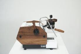 These crotch walnut panels, paddle, cap, and portafilter handle were made for the la marzocco gs3 espresso machine. La Marzocco Gs3 Automatic Coffee Beanery