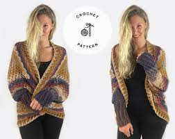 Crochet Pattern Essentially Fall Cardigan Etsy