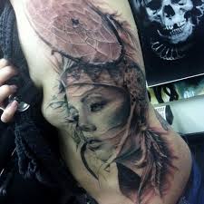 See more ideas about dream catcher, dream catcher tattoo, tattoos. Side Women Dreamcatcher Tattoo By Jak Connolly
