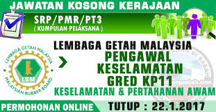 Penambahan elemen data kp3a cabang. Jawatan Kosong Lgm 2017 Pengawal Keselamatan Gred Kp11 Jawatan Kosong Terkini Negeri Sabah