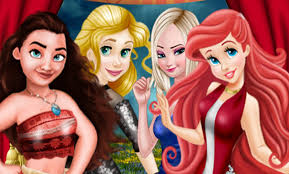 Me disfrazo como moana o vaiana. Moana Elsa Rapunzel Y Ariel Juega Gratis En Gombis Es