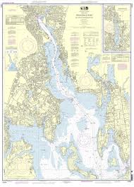 noaa nautical chart 13224 providence river and head of narragansett bay