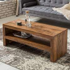 Dazu passt ein filigraner couchtisch aus dunklem nussbaumholz. Finebuy Couchtisch Suva1161 1 Couchtisch Massiv Holz Durban 110 Cm Breit Wohnzimmer Tisch Braun Landhaus Stil Beistelltisch Fsc Mix Online Kaufen Otto