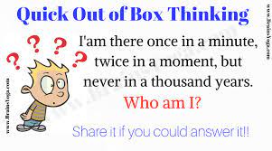 View entire puzzle with answer ». Easy Out Of Box Thinking Brain Teaser With Answer
