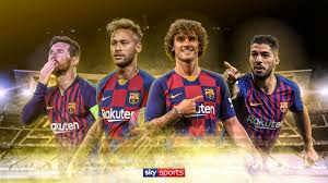 (photo by alex caparros/getty images) How Would Barcelona Line Up With Neymar Lionel Messi Luis Suarez And Antoine Griezmann Football News Sky Sports