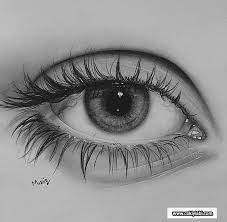 Karakalem Ile Cizilmis Bayan Gercek 3d Renkli Goz Cizimleri Ve Teknikleri Guzel Sozler Eye Art Eye Drawing Pencil Art Drawings
