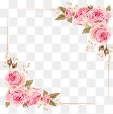 Rose Pink Roses Rose Frame Pink Roses Rose Clipart Border Clipart Rose Clipart Rose Border Cute Rose Border Simpl Roses Drawing Flower Border Flower Invitation