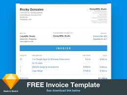 7 Free Invoice Templates Inf Sketch File Format Smashfreakz In 2020 Invoice Template File Format Templates