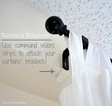 To Hang Curtains Without Putting Holes