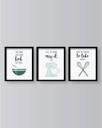 Teal Gray Kitchen Quotes Prints Kitchen Decor Kitchen Wall Etsy Quote Prints Kitchen Wall Art Kitchen Quotes