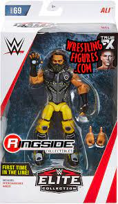Each section has holes for figures to grip. Mustafa Ali Wwe Elite 69 Wwe Toy Wrestling Action Figure By Mattel