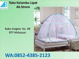 Kelambu nyamuk lipat modern model tenda brand: Jual Kelambu Lipat Di Makassar Wa 0852 4385 2123 Agen Toko Penjual Distributor
