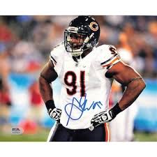 Amobi Okoye Signed 8x10 photo PSA/DNA Chicago Bears Autographed