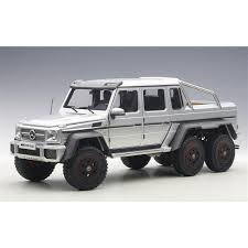 Mercedes G63 Amg 6x6 Silver 1 18 Model Car By Autoart Car Model Mercedes G63 G63 Amg