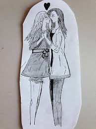 Subreddit for pics of women kissing. File Two Girls Sketch Kiss Jpg Wikimedia Commons