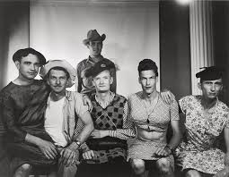 Bill Wood Group Of Men Dressed In Women S Clothing 1950s Clothes For Women Women Men Dress