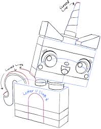 How To Draw Unikitty Minifigure From The Lego Movie In Easy Steps How To Draw Step By Step Drawing Tutorials Step By Step Drawing Drawing Tutorial Lego Tattoo